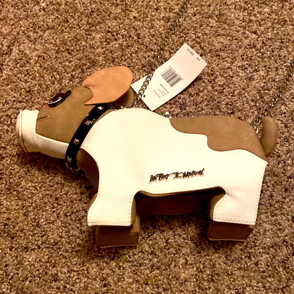 Betsey Johnson Roxy dog purse new with tags